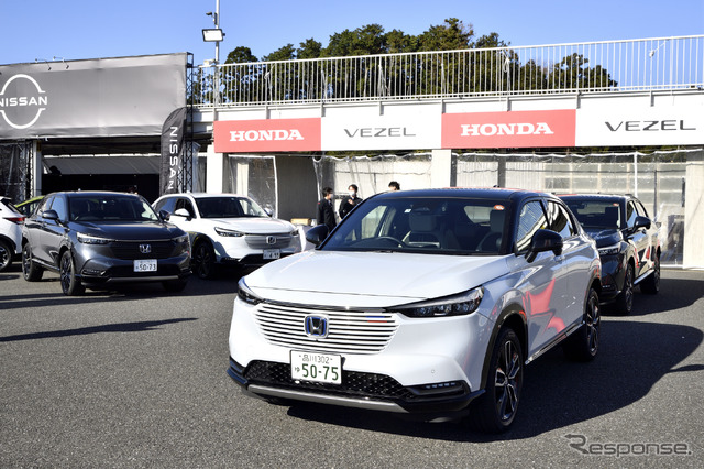 ホンダ・ヴェゼル（日本カーオブザイヤー10ベスト試乗会）