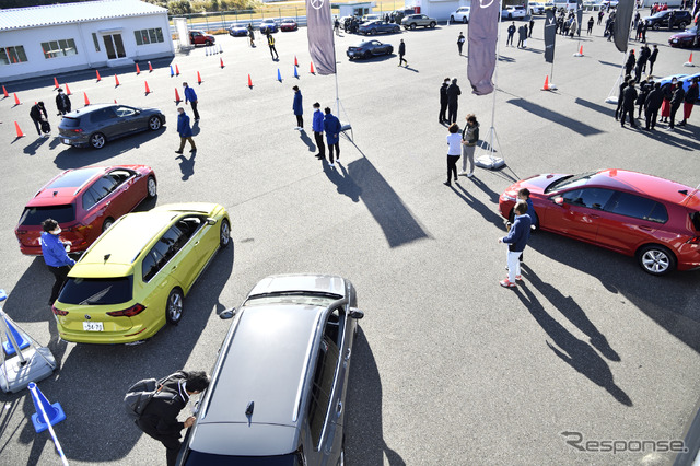 VWゴルフ(日本カーオブザイヤー10ベスト試乗会)