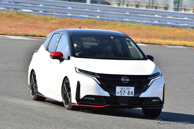 日産ノート（日本カーオブザイヤー10ベスト試乗会）