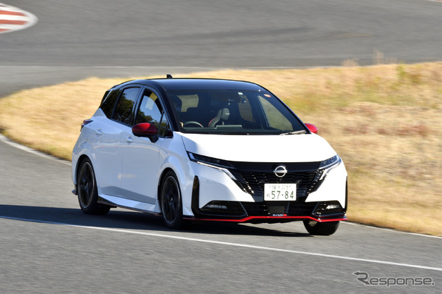 日産ノート（日本カーオブザイヤー10ベスト試乗会）