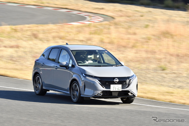 日産ノート(日本カーオブザイヤー10ベスト試乗会)