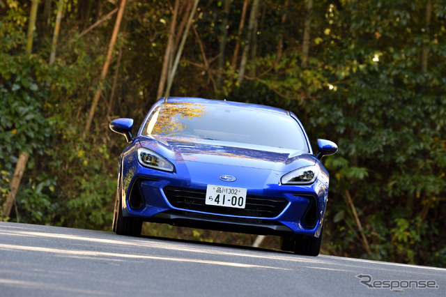 スバルBRZ(日本カーオブザイヤー10ベスト試乗会)