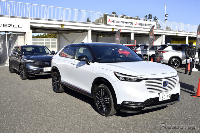 ホンダ・ヴェゼル（日本カーオブザイヤー10ベスト試乗会）