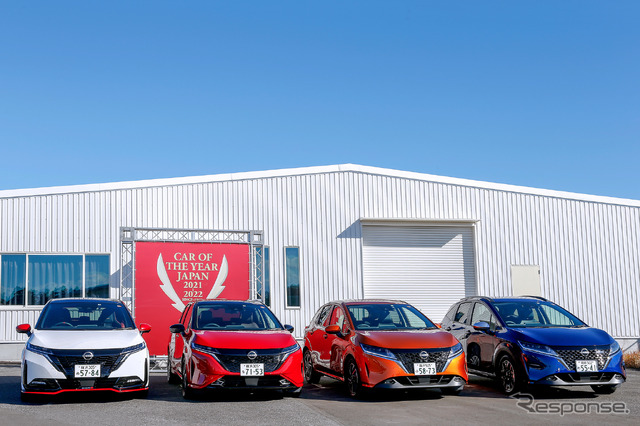 日産ノート(日本カーオブザイヤー10ベスト試乗会)