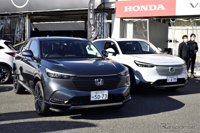 ホンダ・ヴェゼル(日本カーオブザイヤー10ベスト試乗会)