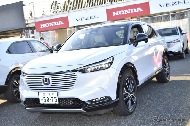 ホンダ・ヴェゼル(日本カーオブザイヤー10ベスト試乗会)