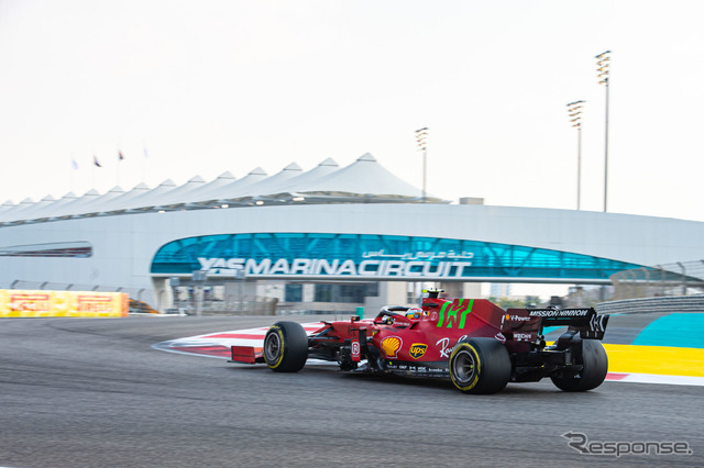 サインツ(F1アブダビGP)