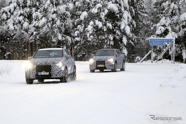 メルセデスベンツ EQE SUV プロトタイプ(スクープ写真)