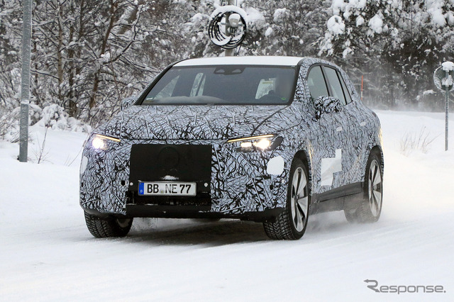 メルセデスベンツ EQE SUV プロトタイプ(スクープ写真)