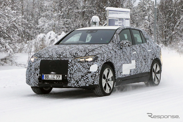 メルセデスベンツ EQE SUV プロトタイプ(スクープ写真)