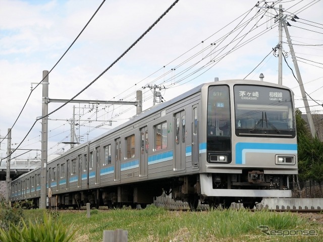 E131系500番台への統一により相模線からの撤退する205系500番台。