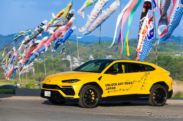 UNLOCK ANY ROAD JAPAN 奈良県吉野川のこいのぼり