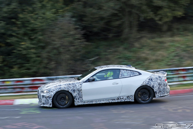 BMW M4 CSL 市販型プロトタイプ スクープ写真
