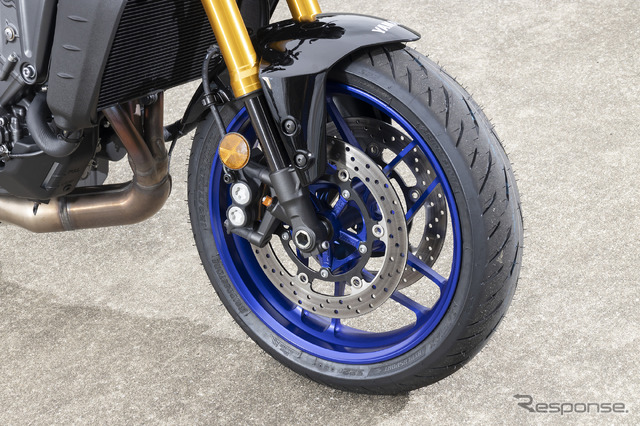 スピンフォージドホイールを採用したヤマハ MT-09 SP