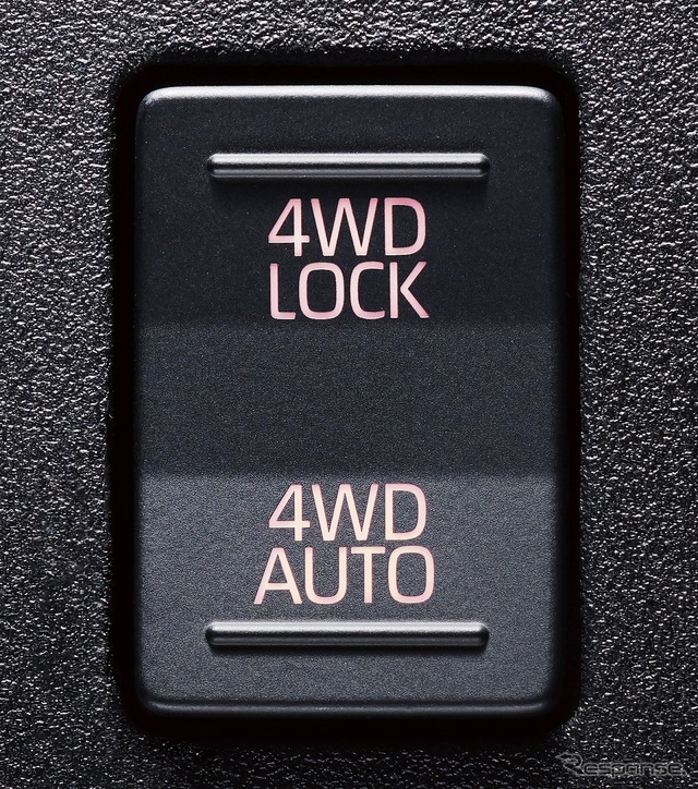 電子制御式4WD(CVT)切り替えスイッチ