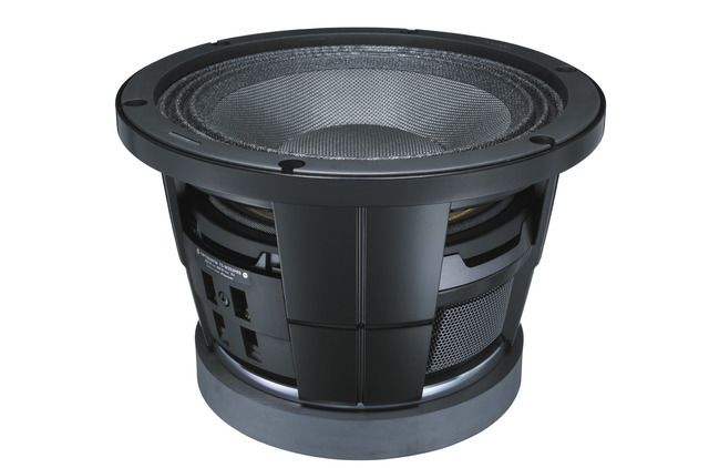 ユニットサブウーファーの一例(カロッツェリア・TS-W252PRS)。