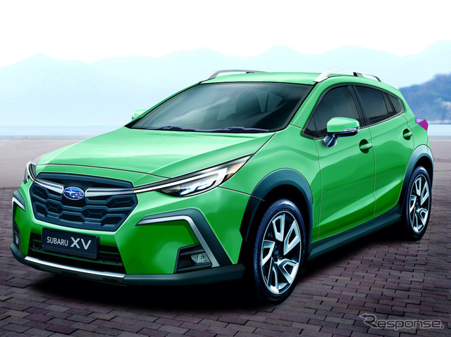 スバル XV 次期型の登場は2022年前半か!? 画像はエクステリアデザインの予想CG
