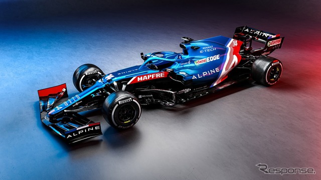 2021シーズンからアルピーヌとして参戦を開始したF1マシン