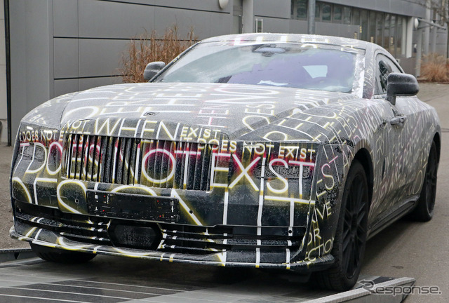ロールスロイス スペクター 市販型プロトタイプ(スクープ写真)