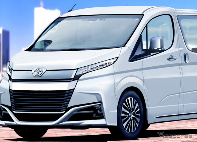 トヨタ・ハイエース 次期型(予想CG)