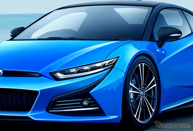 トヨタの新型ミッドシップスポーツ(予想CG)