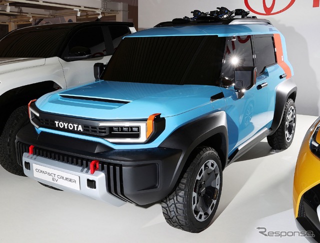 トヨタ・コンパクトクルーザーEV(12月14日、東京で発表されたフルサイズモデル)