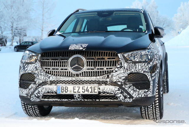 メルセデスベンツ GLE 改良新型プロトタイプ(スクープ写真)