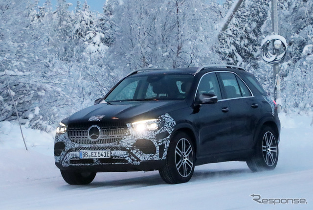 メルセデスベンツ GLE 改良新型プロトタイプ(スクープ写真)