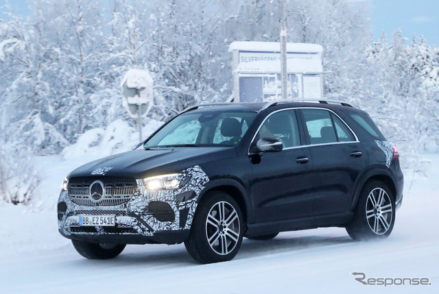 メルセデスベンツ GLE 改良新型プロトタイプ(スクープ写真)