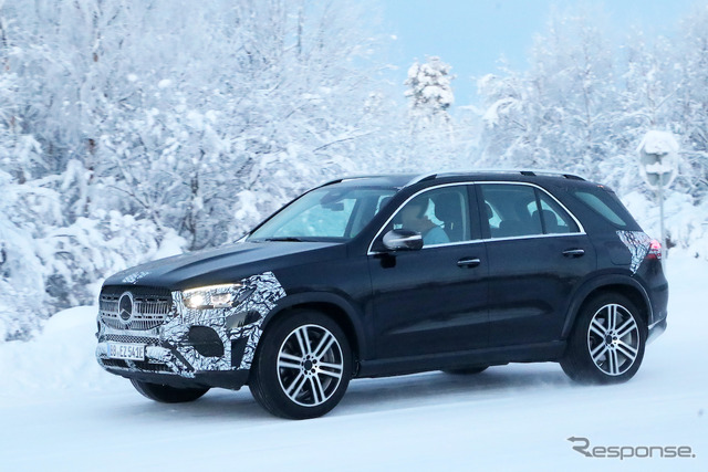 メルセデスベンツ GLE 改良新型プロトタイプ(スクープ写真)