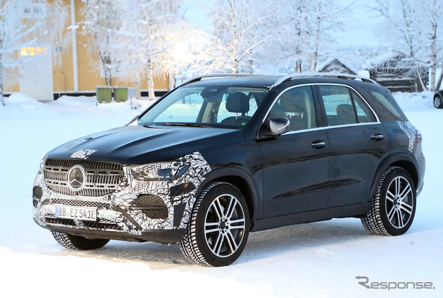 メルセデスベンツ GLE 改良新型プロトタイプ(スクープ写真)