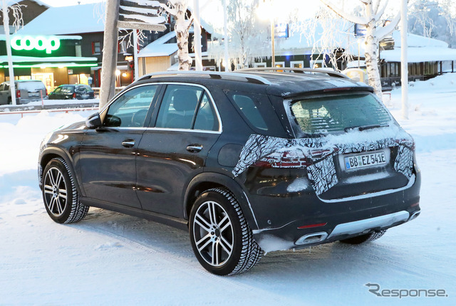 メルセデスベンツ GLE 改良新型プロトタイプ(スクープ写真)