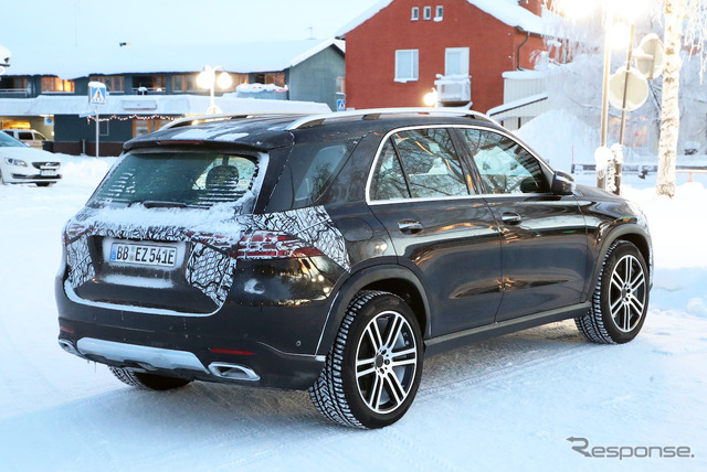 メルセデスベンツ GLE 改良新型プロトタイプ(スクープ写真)