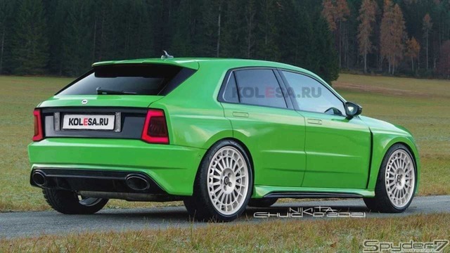 ランチア デルタインテグラーレ 新型 予想CG