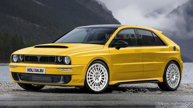 ランチア デルタインテグラーレ 新型 予想CG