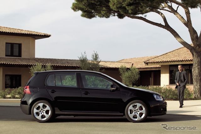 5代目VWゴルフGTI(2004年)。5ドアボディにも設定された。
