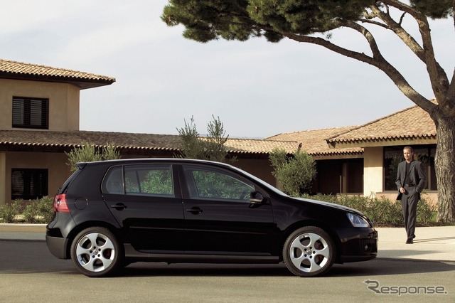 5代目VWゴルフGTI（2004年）。5ドアボディにも設定された。