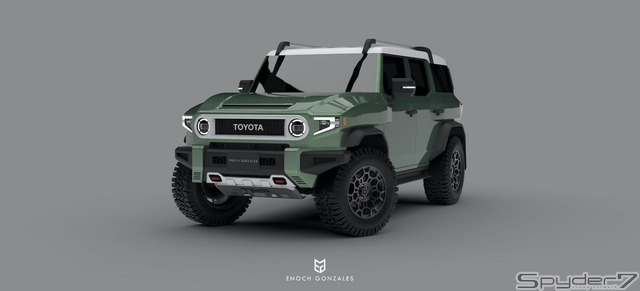 トヨタ FJクルーザー 新型 予想CG