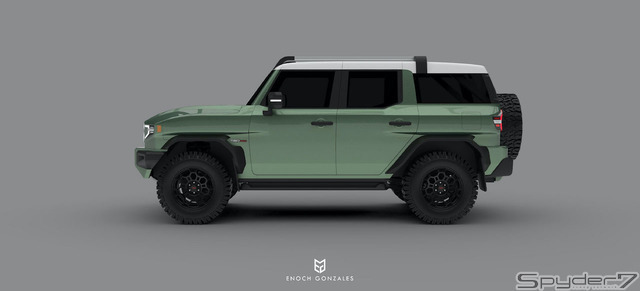 トヨタ FJクルーザー 新型 予想CG
