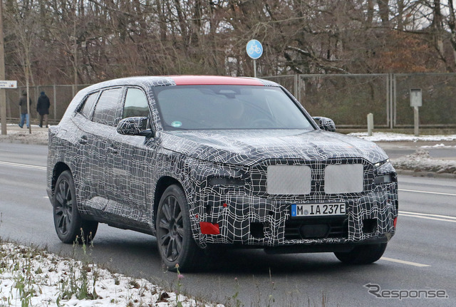 BMW XM 市販型プロトタイプ(スクープ写真)