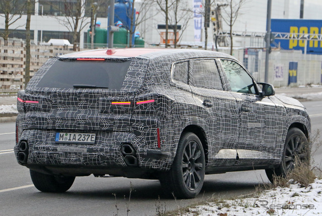 BMW XM 市販型プロトタイプ(スクープ写真)