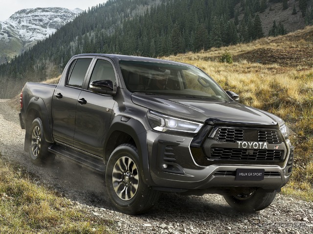 トヨタ・ハイラックス 改良新型の「GR SPORT」(欧州仕様)