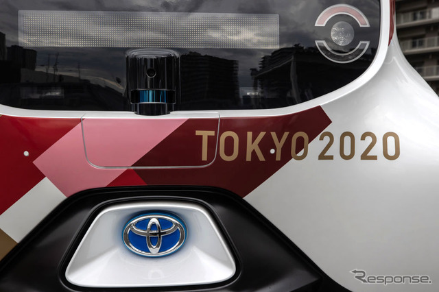 選手村で使われた自動運転バス、トヨタ eパレット