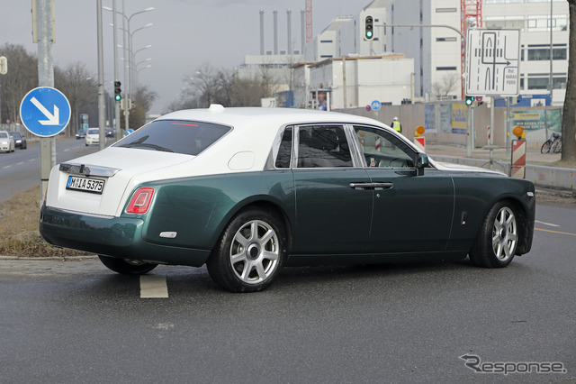 ロールスロイス ファントム 改良新型プロトタイプ(スクープ写真)