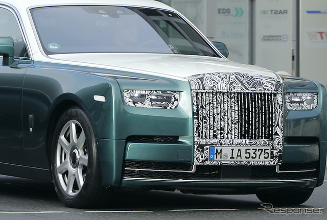 ロールスロイス ファントム 改良新型プロトタイプ(スクープ写真)