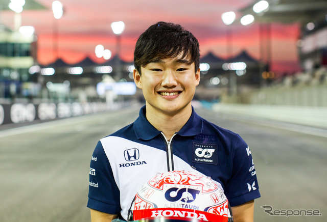 2022年、F1参戦2年目を迎える角田裕毅(写真は2021年F1最終戦アブダビGP)。