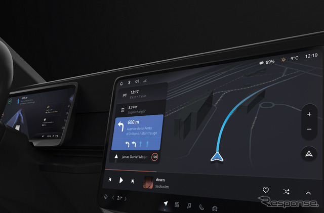 「TomTom IndiGO」は、Android Automotive OS上で動作するソフトウェア