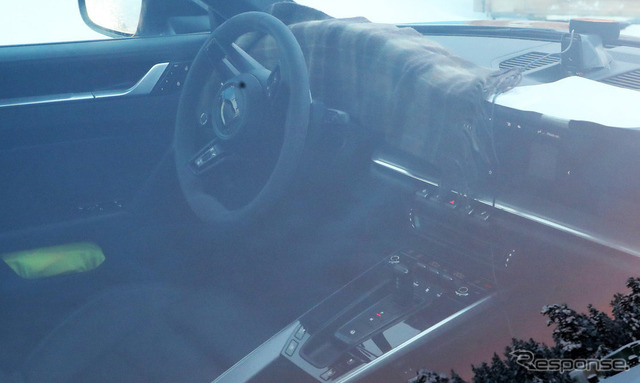 ポルシェ 911ターボ 改良新型プロトタイプ(スクープ写真)