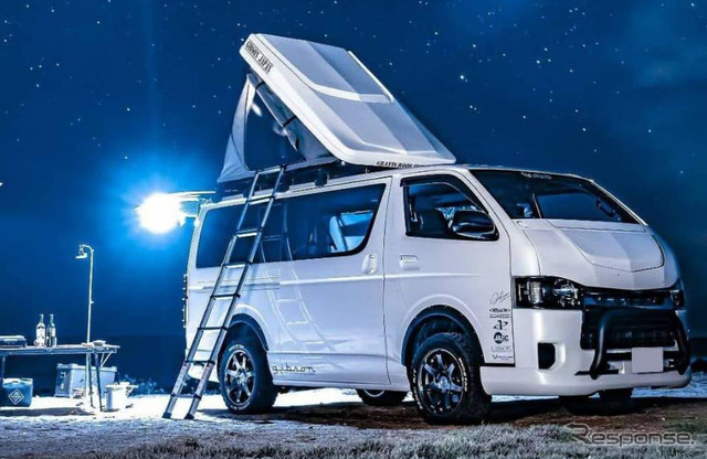 アウトドア仕様ハイエース/フェイスが変わるエブリイ、ギブソンから新しい提案~東京オートサロン2022~