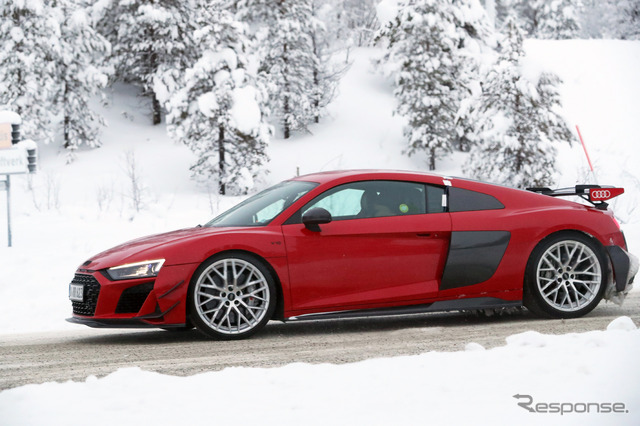 アウディ R8 RWD GT プロトタイプ（スクープ写真）